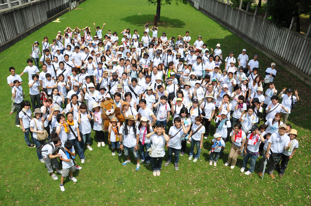 奈良公園をきれいにしよう090801「集合写真」