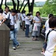 奈良公園をきれいにしよう090801「猛暑の中お疲れ様です。。」
