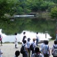 奈良公園をきれいにしよう090801「浮見堂にて」